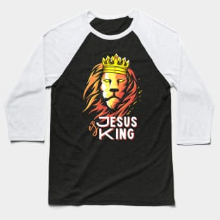 Jesus is King Baseball T-Shirt